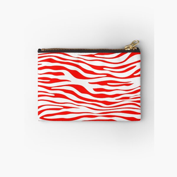 Item preview, Red and White Zebra Stripes designed and sold by Angelandspot.
