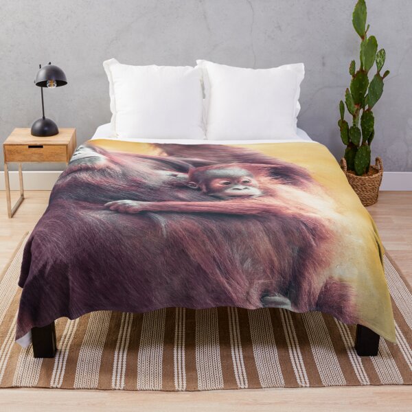 Item preview, Baby and Mother Sumatran Orangutan designed and sold by LukeKanelov.
