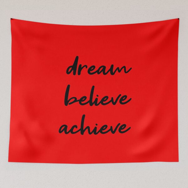 Item preview, dream believe achieve designed and sold by AnassBachar.