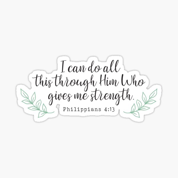 Philippians 4:13 Philippians 4:13