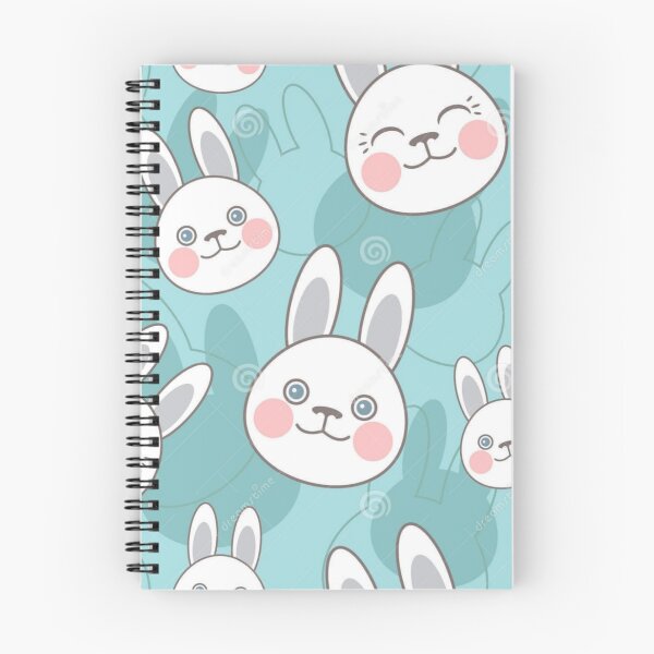 Item preview, Happy smiley rabbit patterns designed and sold by johnrk.