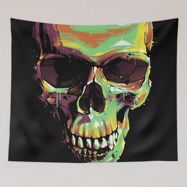 Item preview, Dripping Painted Skull designed and sold by Starquake.