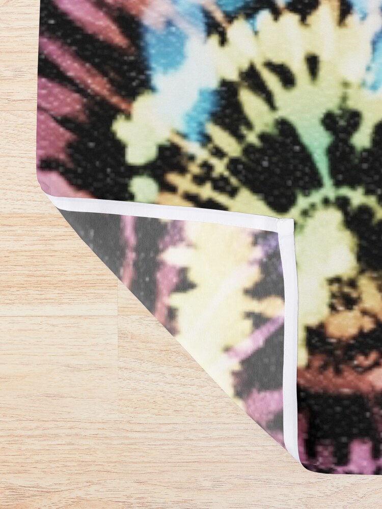 Alternate view of Rainbow Tie-Dye Blast Shower Curtain