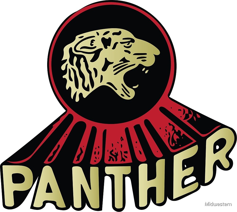 Panther Motorcycle Logo By Midwestern Redbubble