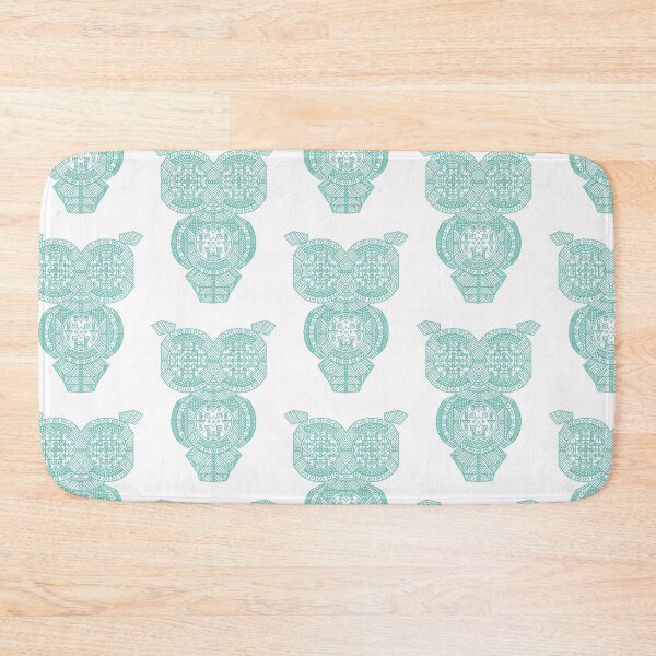 Item preview, Teal Geometric Owl designed and sold by Livia Bonola.