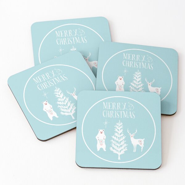 Item preview, White Christmas Bear And Stag designed and sold by Amanda-Lakey.