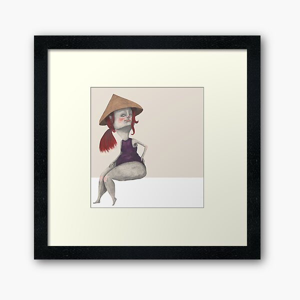 Alma (Beauty is not a number) Framed Art Print