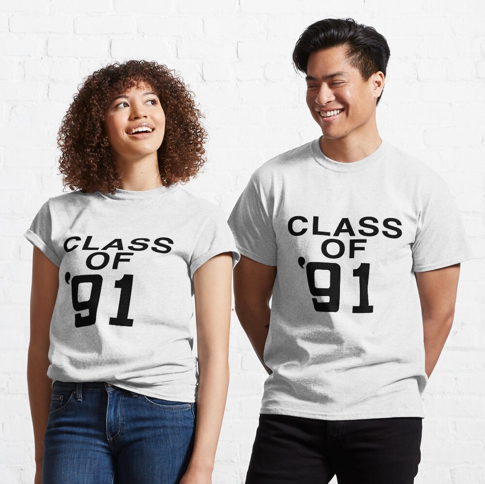 Class Of 91 As Worn By Gaz Coombes Supergrass T Shirt By Phigment Art Redbubble