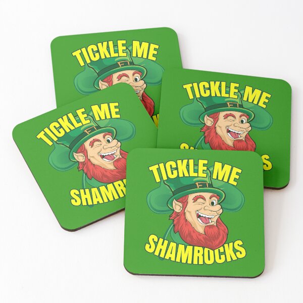 Item preview, Funny Tickle Me Shamrock  designed and sold by TheCrazyBear.