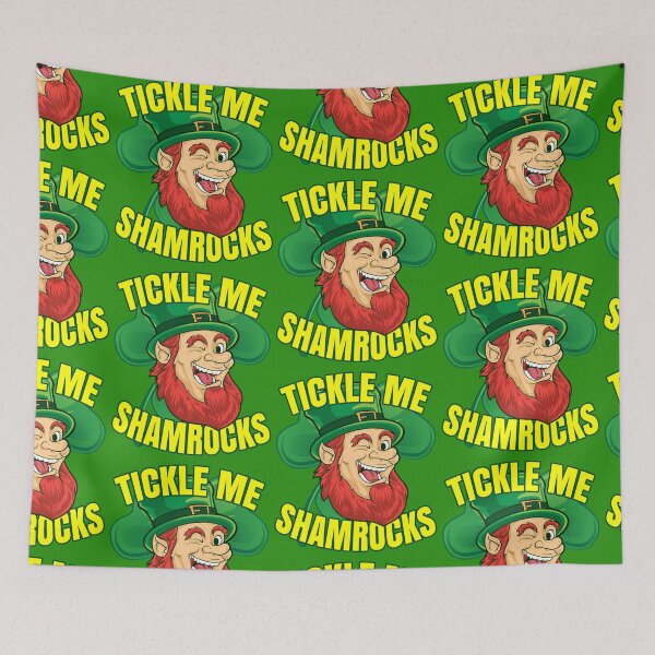 Item preview, Funny Tickle Me Shamrock  designed and sold by TheCrazyBear.