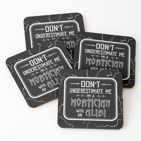 Item preview, Don't Underestimate This Mortician designed and sold by NoBonesLife.