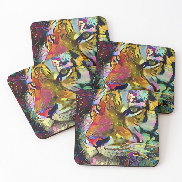Item preview, Tiger - Tiger - Léa Roche paintings designed and sold by L. ROCHE.