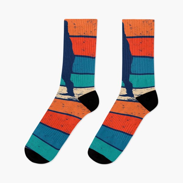 Item preview, Sasquatch Grunge Stripes - Retro Bigfoot designed and sold by AllisonDelDuca.