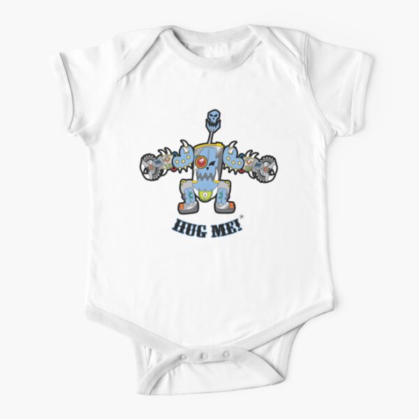 Baby Buzz'head Blue Short Sleeve Baby One-Piece