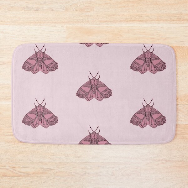 Item preview, Bohemian Tribal Henna Moth- Peculiar Pink  designed and sold by LordGraceArt.