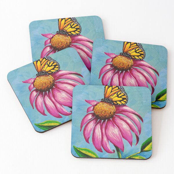 Item preview, BUTTERFLY ON CONEFLOWER designed and sold by Sandra Lett.