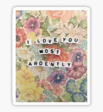 Pride & Prejudice Quote Sticker