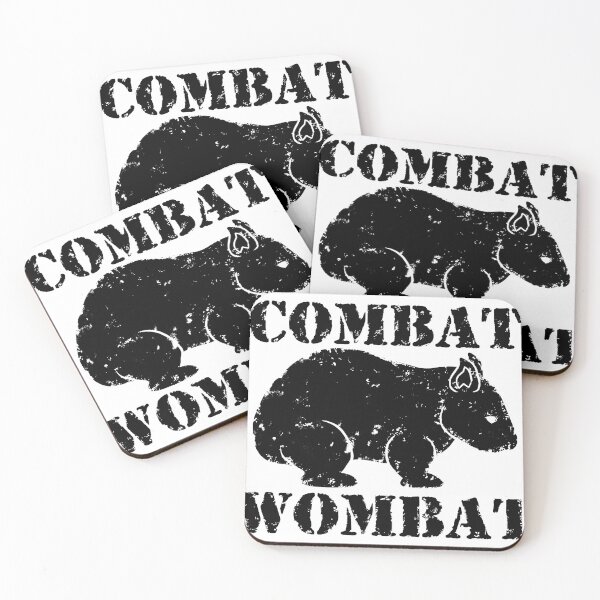 Item preview, Combat Wombat designed and sold by Wombania.