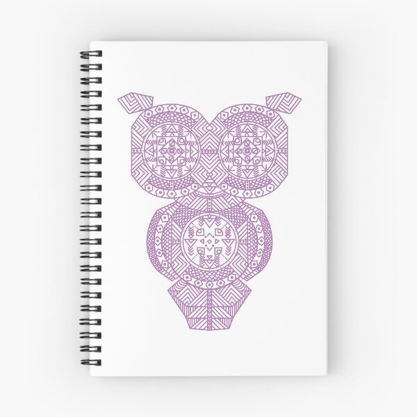 Item preview, Purple Geometric Owl designed and sold by Livia Bonola.