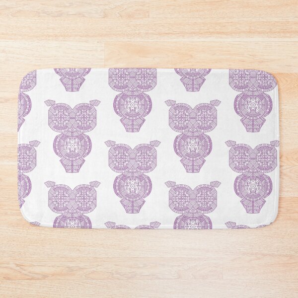 Item preview, Purple Geometric Owl designed and sold by Livia Bonola.