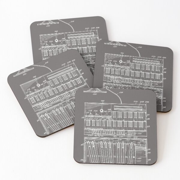 Item preview, Electrical Keyboard Patent 1934 - White designed and sold by InkedArtPrints.
