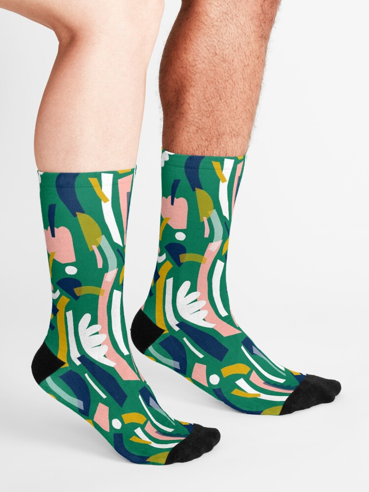 Alternate view of Flowerbed II Socks