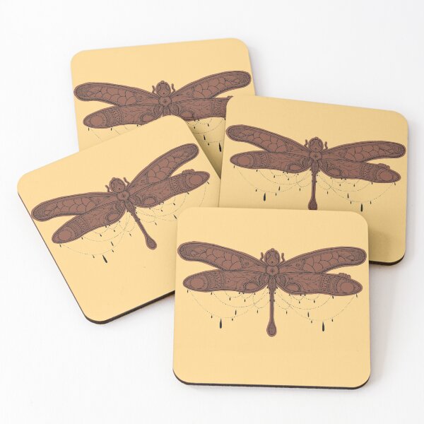 Item preview, Bohemian Tribal Henna Dragonfly- Meddling Mud designed and sold by LordGraceArt.
