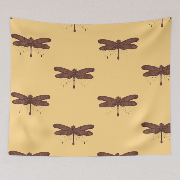 Item preview, Bohemian Tribal Henna Dragonfly- Meddling Mud designed and sold by LordGraceArt.