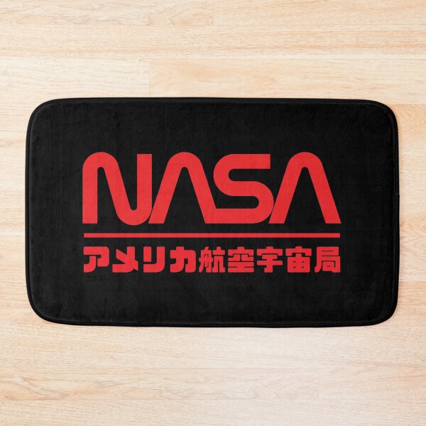Aperçu de l'œuvre Logo rétro de la NASA - ア メ リ カ 航空 宇宙 局 (version rouge) créée et vendue par sunrise1976.
