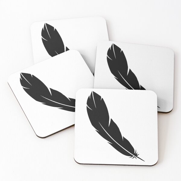 Item preview, black bird feather designed and sold by bc21design.