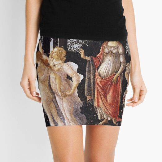 Sandro Botticelli La Primavera (Spring) 1482 Artwork for Prints Posters Tshirts Men Women Kids Mini Skirt