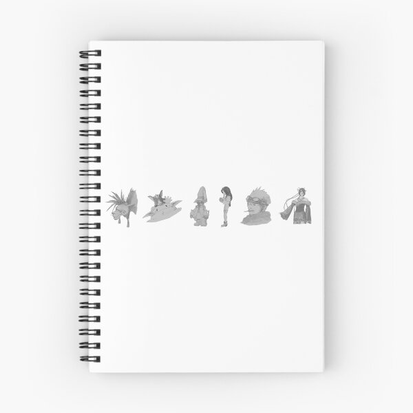 Item preview, Characters from FFVII, IX, X (graphite) designed and sold by Anna-Karin.