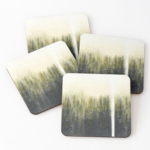 Item preview, Forrest in Green and Sienna  designed and sold by nat-mercer-art.
