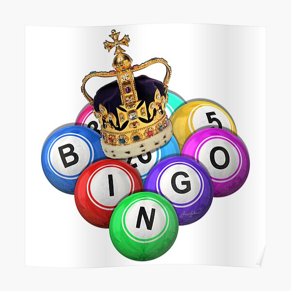 "Bingo King Balls" Poster for Sale by ratherkool Redbubble