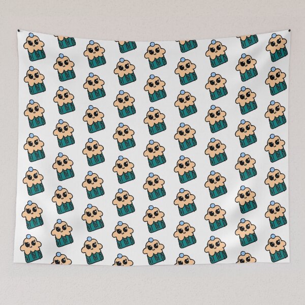 Item preview, Blue cupcake & peach designed and sold by SZN LR.