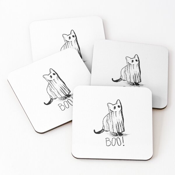 Item preview, the Boo Ghost Cat  designed and sold by Houd-Ammari77.