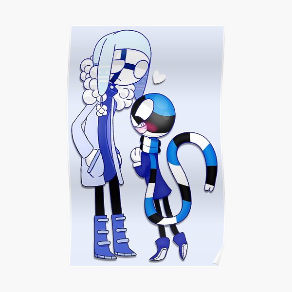Countryhumans Finland x Estonia Poster