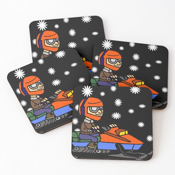 Item preview, Funny Cool Dude Snowmobiling designed and sold by Nature's Fancy.