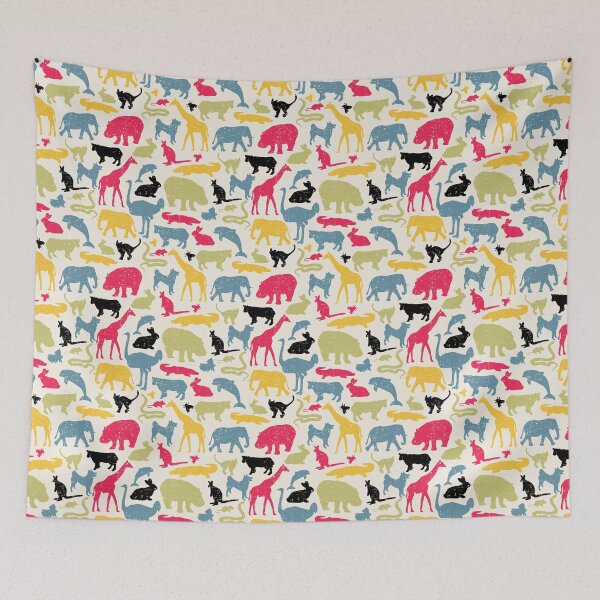 Item preview, colorful animals designed and sold by Wonderful world of whimsical Art of yesteryear and today .