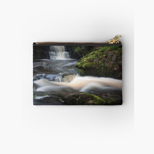 Item preview, Waterfall behind Dinas Rock designed and sold by Leighton Collins.