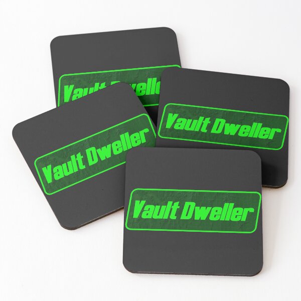 Vault Dweller Tag | Fallout Protagonist Symbol Coasters (Set of 4)
