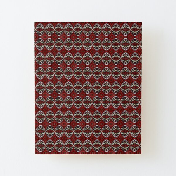 Fairisle Wood Mounted Print