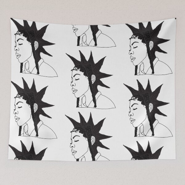 Item preview, RICO NASTY line drawing designed and sold by xxxLemonade™ Designs.