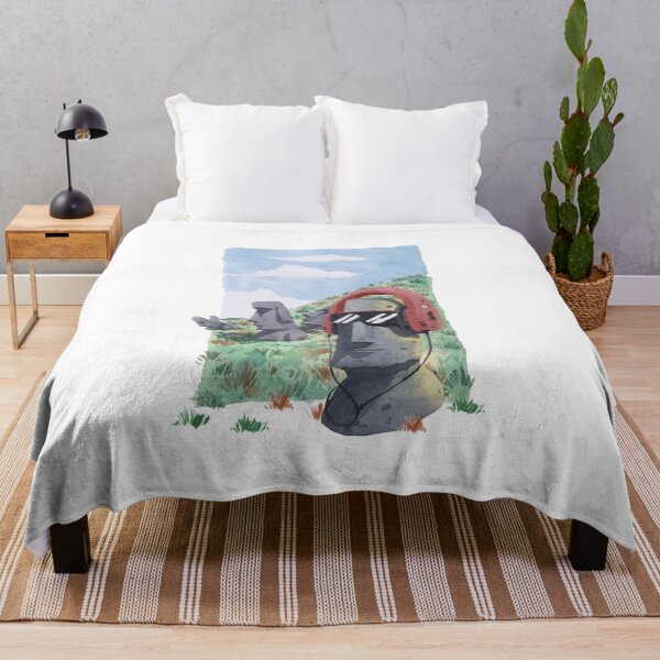 Item preview, Chilling Moai designed and sold by Studio Mootant.