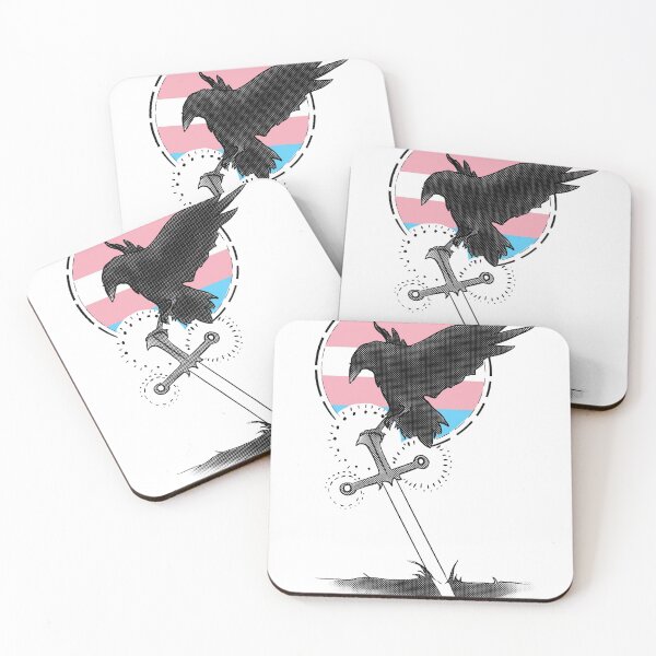 Item preview, Trans raven designed and sold by Kathryn Oddpattern.