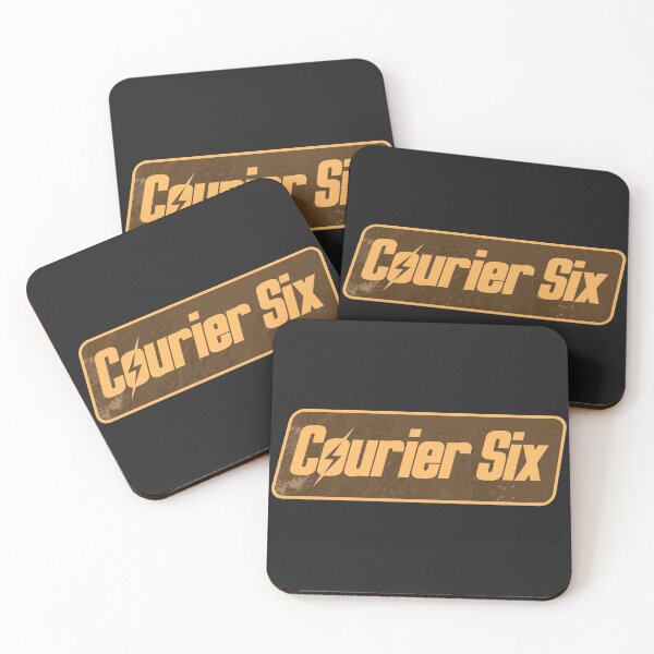 Courier Six Tag | Fallout New Vegas Protagonist Symbol Coasters (Set of 4)