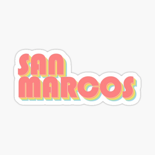 San Marcos Texas Stickers Redbubble San Marcos Texas Stickers Redbubble