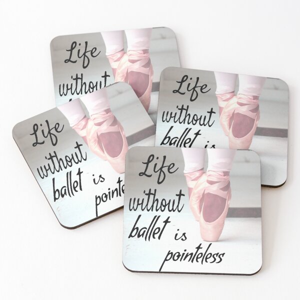 Item preview, Life without ballet is pointeless Pink Pointe Shoes designed and sold by mwagie.