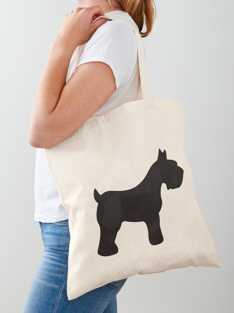 schnauzer tote bag