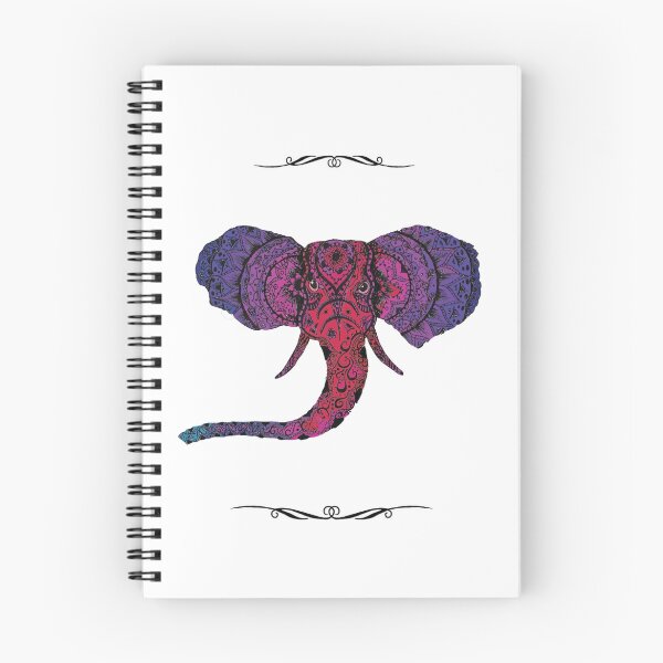 Item preview, Colourful Elephant Mandala designed and sold by inklingsbyellie.